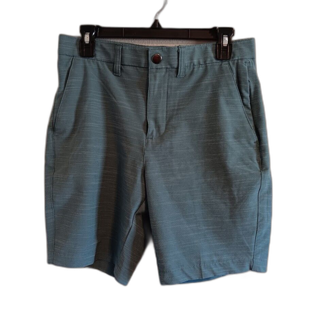 Apt. 9 Men's 30 Blue Shorts Button Zip Stretch Casual
